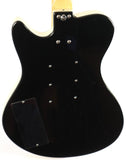 Danelectro Mod 6 Offset Sparkle Black and Cream Electric Guitar Select-O-Matic