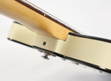 Danelectro Mod 6 Offset Sparkle Black and Cream Electric Guitar Select-O-Matic