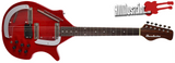 Danelectro Sitar Red Metal Flake Guitar