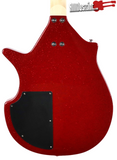 Danelectro Sitar Red Metal Flake Guitar