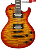 Dean Thoroughbred Select Quilt Top Trans Cherry Burst Electric Guitar