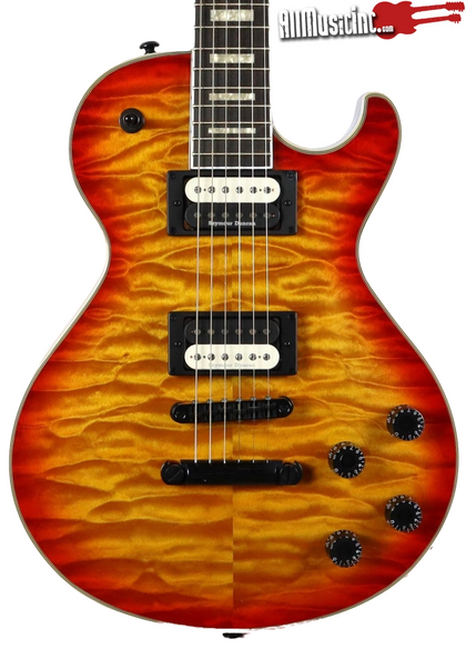 Dean Thoroughbred Select Quilt Top Trans Cherry Burst Electric Guitar