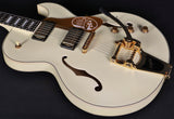 Dean Colt Standard Piezo Bigsby Semi-Hollow Vintage White Electric Guitar