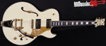 Dean Colt Standard Piezo Bigsby Semi-Hollow Vintage White Electric Guitar