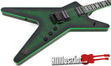 Dean USA ML Custom Shop Trans Green AAA Top Electric Guitar