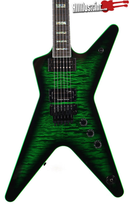 Dean USA ML Custom Shop Trans Green AAA Top Electric Guitar