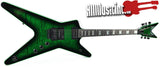 Dean USA ML Custom Shop Trans Green AAA Top Electric Guitar