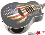 Dean Mako Valor Acoustic Electric Guitar US War Torn Flag