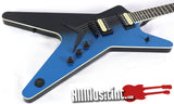 Dean ML-79 ML79 1979 Reissue Black to Blue Electric Guitar
