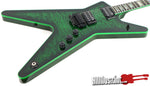 Dean USA ML Custom Shop Trans Green AAA Top Electric Guitar