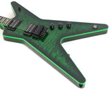 Dean USA ML Custom Shop Trans Green AAA Top Electric Guitar