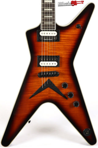 Dean ML Select Flame Top Trans Brazilia Electric Guitar