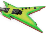 Dean USA Razorback Slime 5A Flame Top Electric Guitar