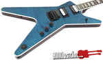 Dean ML Select 24 Kahler Quilt Top Trans Blue Electric Guitar