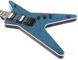 Dean ML Select 24 Kahler Quilt Top Trans Blue Electric Guitar