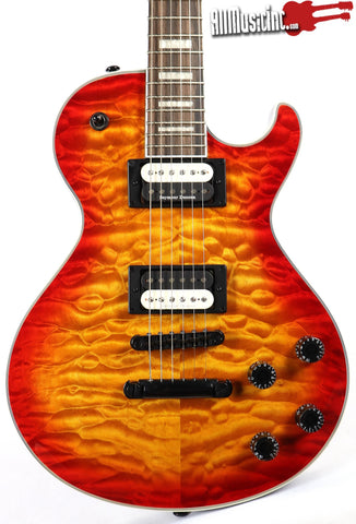 Dean Thoroughbred Select Quilt Top Trans Cherry Burst Electric Guitar