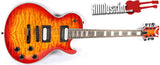 Dean Thoroughbred Select Quilt Top Trans Cherry Burst Electric Guitar