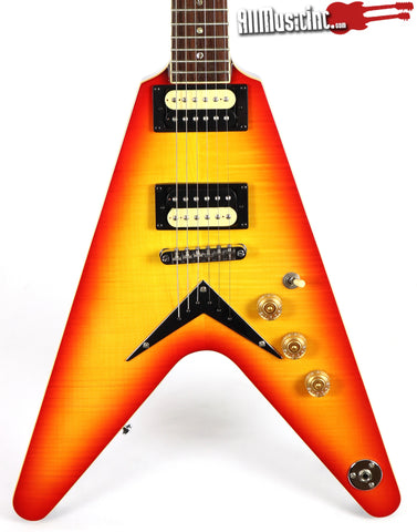 Dean V79 TCS Trans Cherry Sunburst Electric Guitar