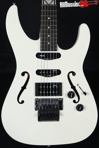 Dean Vinnie Moore Signature Semi-Hollow Classic White Electric Guitar