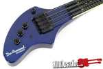 DeArmond Ashbory Blue Trave Electric Bass Guitar