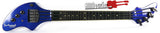 DeArmond Ashbory Blue Trave Electric Bass Guitar