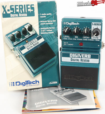 DigiTech DigiVerb Electric Guitar Digital Reverb Effects Pedal