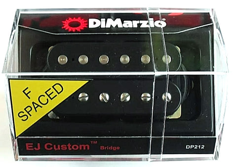 DiMarzio DP212 EJ Custom Humbucker F-Spaced Electric Guitar Bridge Pickup Black