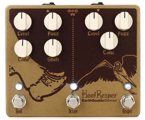 EarthQuaker Devices Hoof Reaper V2 Fuzz Octave Electric Guitar Effect Pedal