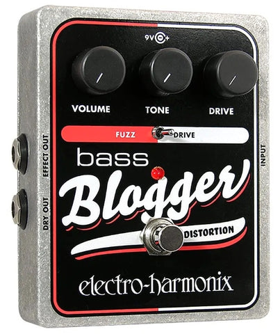 bass pedal fuzz Electro Harmonix Bass Blogger Overdrive Fuzz Bass Guitar Effect Pedal – All Music Inc