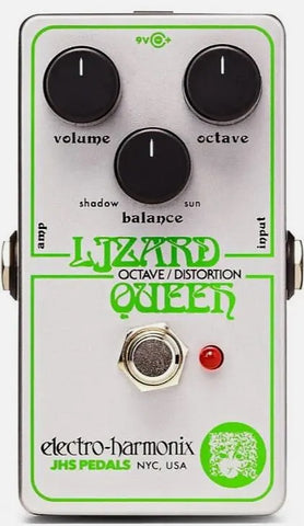 Electro-Harmonix EHX Lizard Queen Fuzz Octave Electric Guitar Effect Pedal