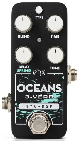 Electro-Harmonix EHX Pico Oceans 3-Verb Reverb Electric Guitar Effect Pedal