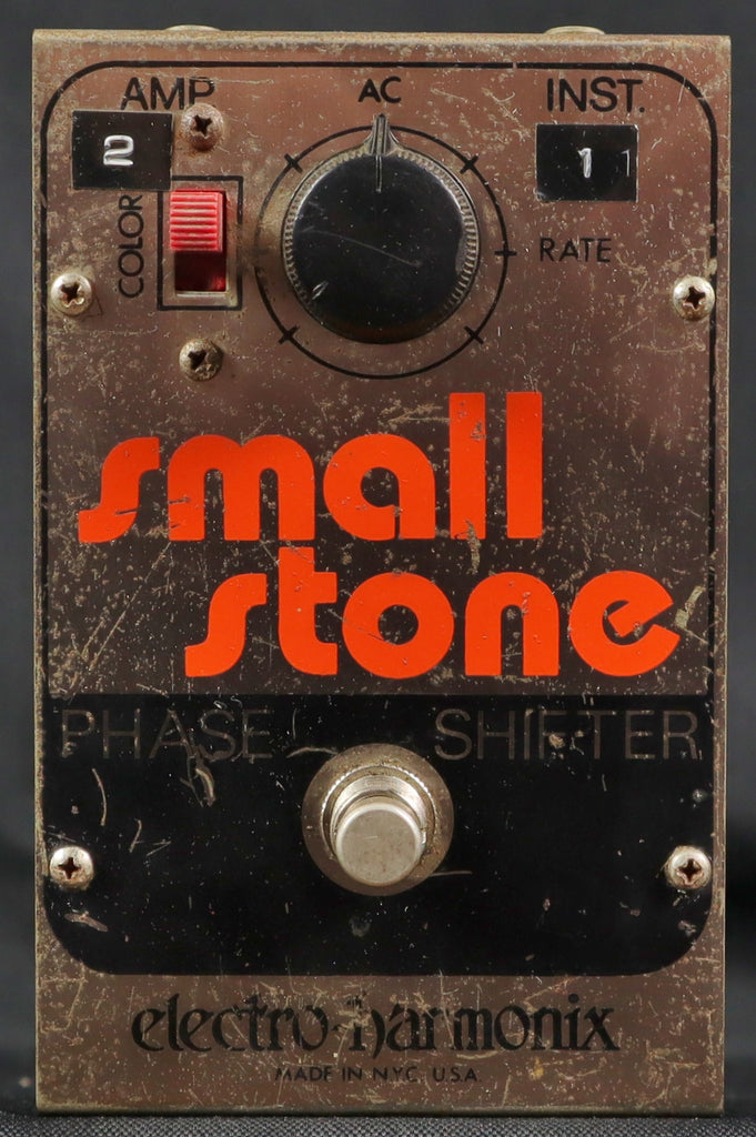 small stone pedal 1978 Electro-Harmonix Small Stone Phase Shifter Guitar Effect Pedal – All Music Inc