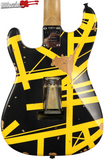 EVH Ltd Ed Striped Frankenstein Black Yellow Frankie Aged Electric Guitar