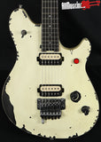 EVH Wolfgang Special Distressed Ivory Electric Guitar w/ Floyd Rose D-Tuna