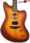 Fender Acoustasonic Standard Jazzmaster Honey Burst Acoustic Electric Guitar
