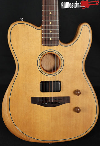 Fender Acoustasonic Standard Telecaster Aged Natural Acoustic Electric Guitar