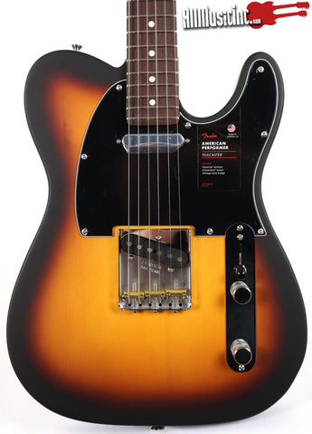 Fender American Performer Sugar Pine Telecaster Satin Sunburst Electric Guitar