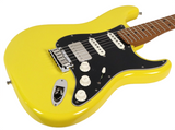 Fender DE American Ultra II HSS Stratocaster Electric Guitar Graffiti Yellow