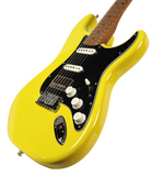 Fender DE American Ultra II HSS Stratocaster Electric Guitar Graffiti Yellow