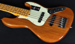 Fender American Professional II Jazz V Roasted Pine Natural Electric Bass Guitar