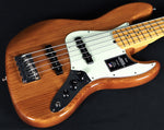 Fender American Professional II Jazz V Roasted Pine Natural Electric Bass Guitar