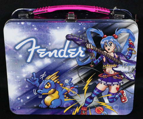 Fender Anime Rock Metal Lunchbox Lunch Box