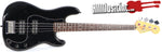 Fender Blacktop Precision Bass Black Electric Bass Guitar Deluxe Special Neck