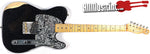 Fender Brad Paisley Telecaster Road Worn Black Sparkle Electric Guitar