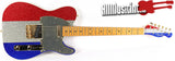 Fender Buck Owens Signature Telecaster Red Silver Blue Sparkle Electric Guitar