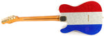 Fender Buck Owens Signature Telecaster Red Silver Blue Sparkle Electric Guitar