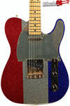 Fender Buck Owens Signature Telecaster Red Silver Blue Sparkle Electric Guitar
