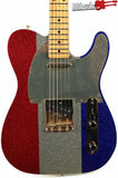 Fender Buck Owens Signature Telecaster Red Silver Blue Sparkle Electric Guitar