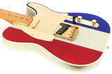 Fender Buck Owens Signature Telecaster Red Silver Blue Sparkle Electric Guitar
