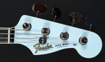 Fender Gold Foil Jazz Sonic Blue Electric Bass Guitar